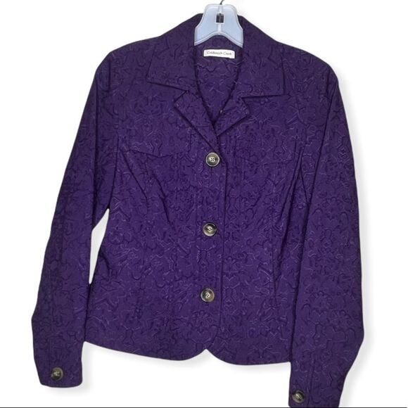 Coldwater Creek Purple Jacket - Picture 1 of 8